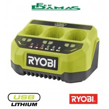 CARICABATTERIE SEQUENZIALE 4 V. RYOBI A 3 PORTE MOD. RC43P 